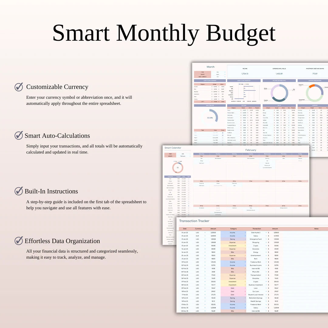 Monthly Budget Planner