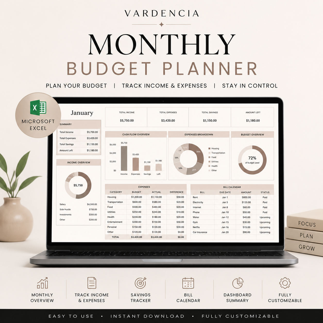 Monthly Budget Planner