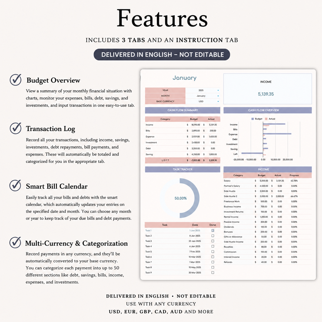 Monthly Budget Planner